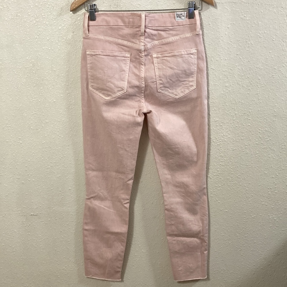 Frank & Eileen Women's Size 27 Sligo Italian Performance Denim Skinny Jean Pink - Picture 2 of 16